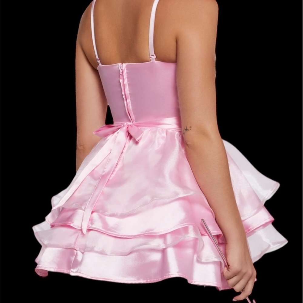 Dolls Kill Glinda Wicked Bubbly witch Pink Fairy Costume M NWT - Picture 3 of 14